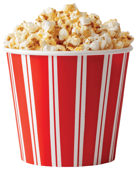 A bucket of popcorn